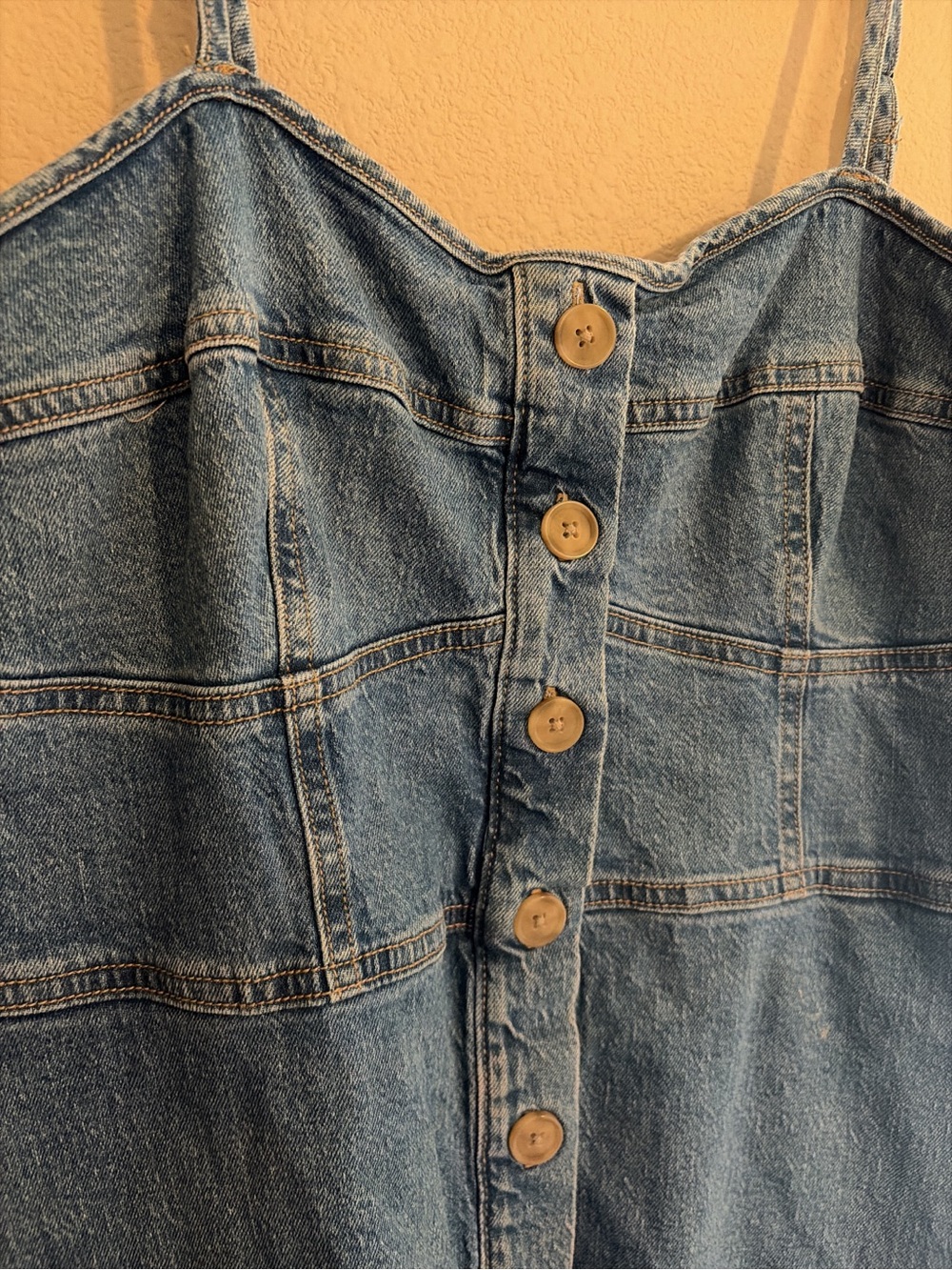 Women midi denim dress - Picture 3 of 4
